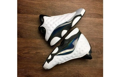 HOLOGRAM” WHITE AIR 414571-115 JORDAN MENS RETRO “BARONS 13 GREY 0829